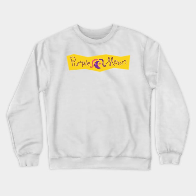 Purple Moon Games Logo Crewneck Sweatshirt by GoneawayGames